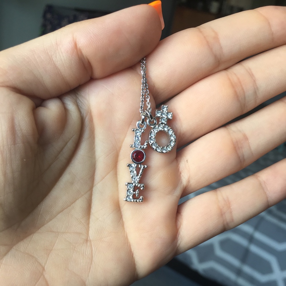 Swarovski Love Necklace